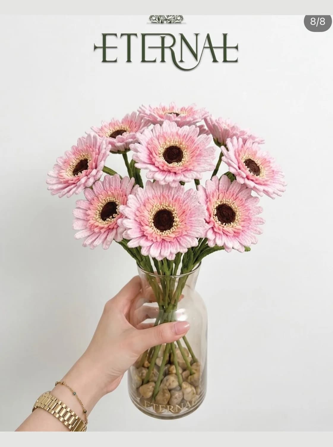 Pink Gerbera Vase Bouquet