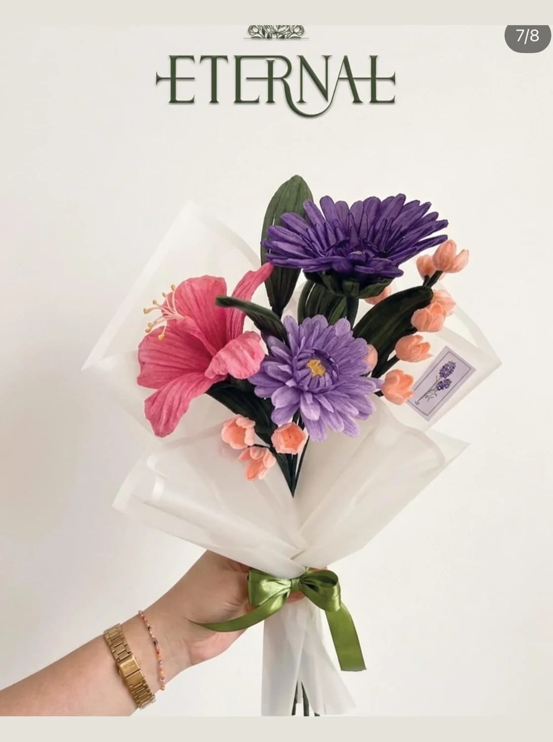 Purple & Pink Mixed Posy